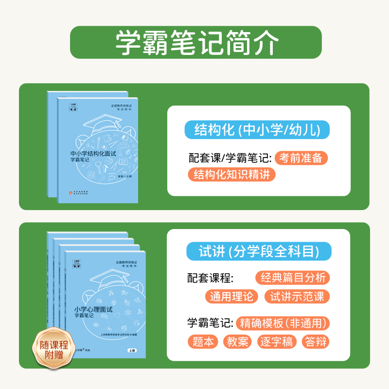 上岸熊教资心理健康面试笔记小学初中高中学科试讲结构化答辩教案模板面试资料逐字稿2024年教师证资格证考试真题库教育上半年中职 - 图2