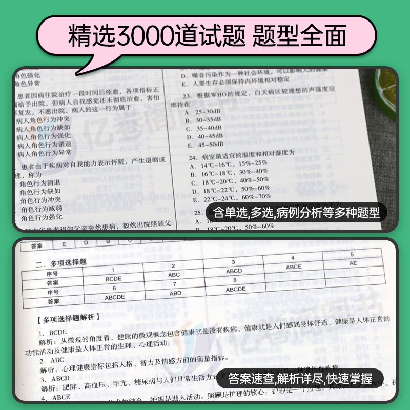 2025年考研护理综合硕士研究生考试通关必做3000题在职院校入学考试历年真题模拟试卷25护综资料教材用书蓝宝书网课笔记口袋书308 - 图3