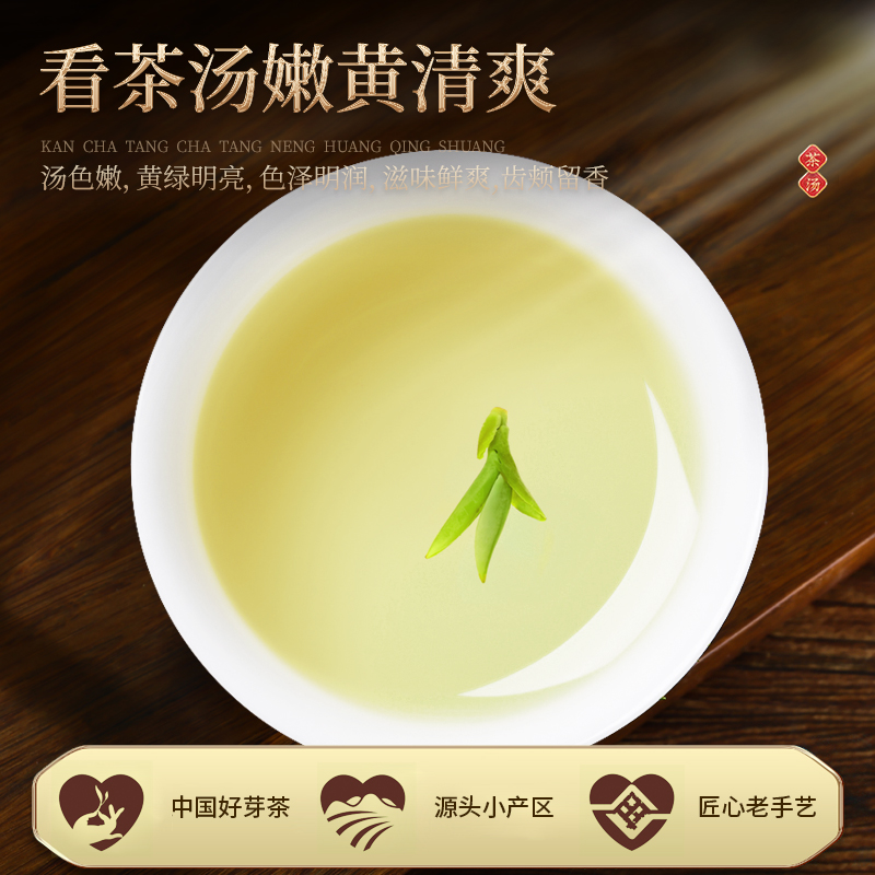 2024新茶明前头采毛峰特级绿茶嫩芽原产春茶兰花香型散装安徽茶叶