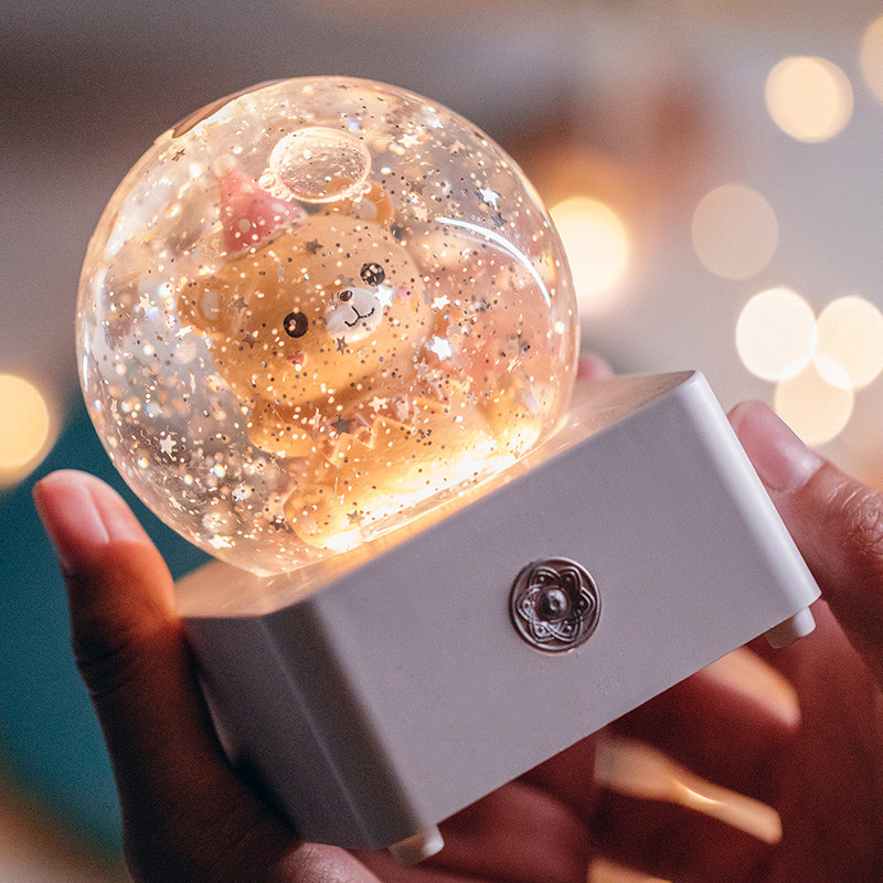 鸟之诗水晶球音乐盒八音盒飘雪花生日礼物送小女孩女生女朋友摆件,淘宝优惠券,粉丝福利购,淘宝优惠卷