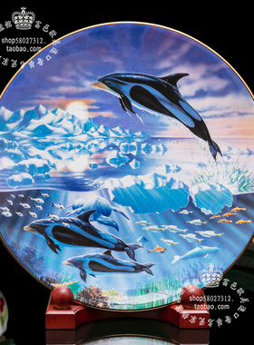 皇家伍斯特1996陶瓷生日装饰瓷盘