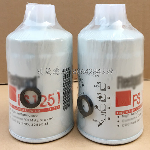 FS1251 FF5047 FS1226 3286503 3843760 3903202 3931062柴油滤芯 - 图2