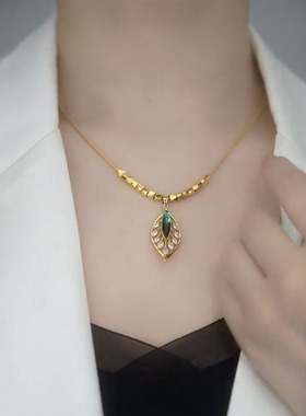 金枝玉叶闪耀项链女士项链吊坠潮