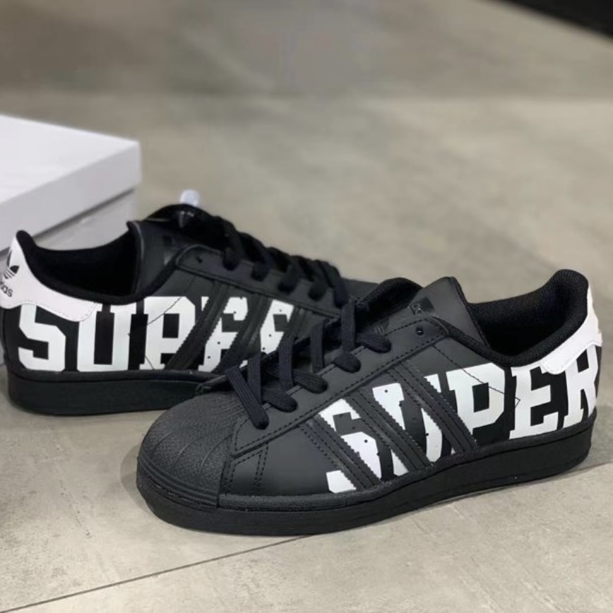 Adidas阿迪达斯三叶草SUPERSTAR低帮耐磨贝壳头板鞋GY9641 GZ4831-图0