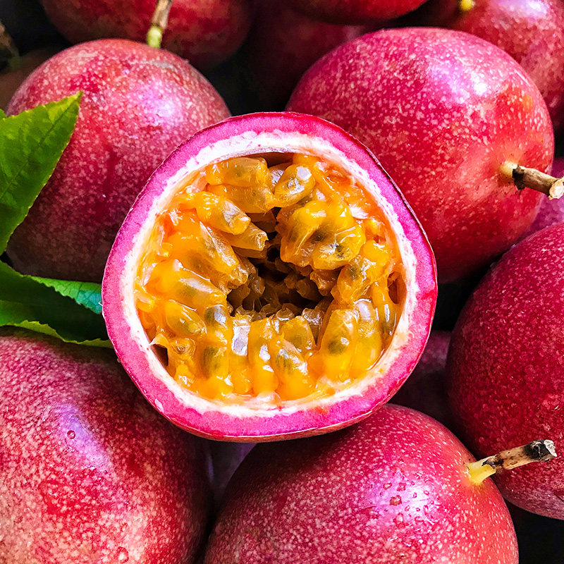 广西百香果5斤一级大果10鸡蛋果酱 东云水果百香果