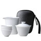 Jiutu Ceramics ແບບຍີ່ປຸ່ນ Handmade Portable Cup Quick