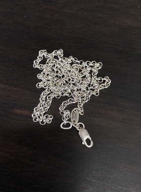 o字链条龙虾扣情侣款锁骨链