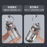 Портативная пластиковая спортивная бутылка