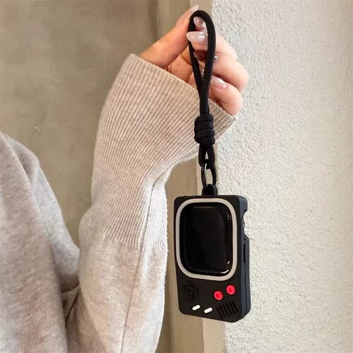 复古游戏机适用applewatchultra3苹果手表保护套s10/9硅胶4567se3 - 图2