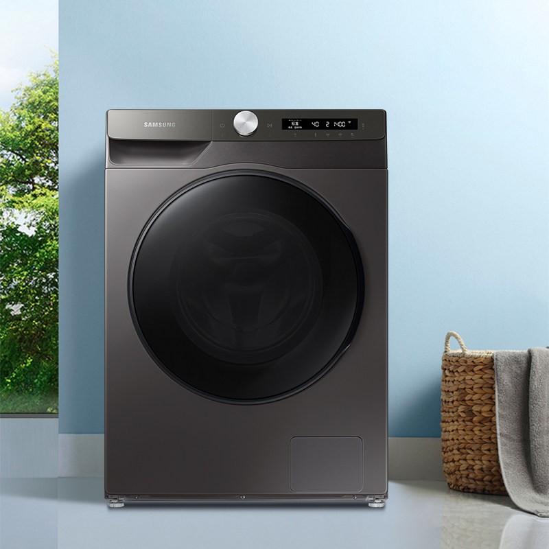 【大容量洗烘】三星家用12kg除菌一体 三星家电洗衣机
