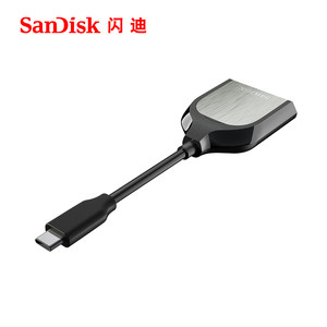 闪迪Type-C接口可扭转高速SD卡读卡器 SDDR-409-Z46 UHS-II读卡器