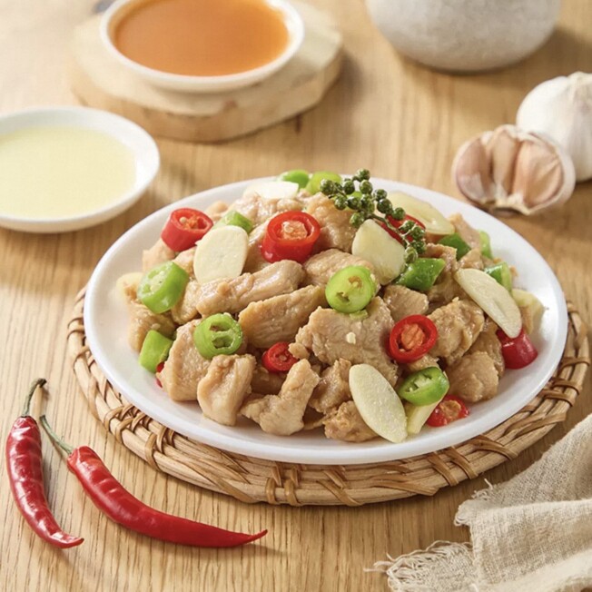 盒马工坊代购鲜椒炒鸡350g