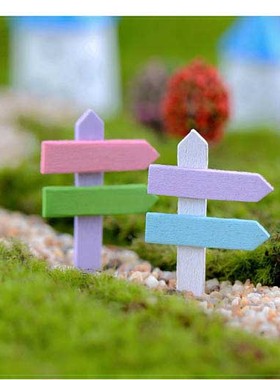 微景观栅栏田园风盆栽配饰工艺品