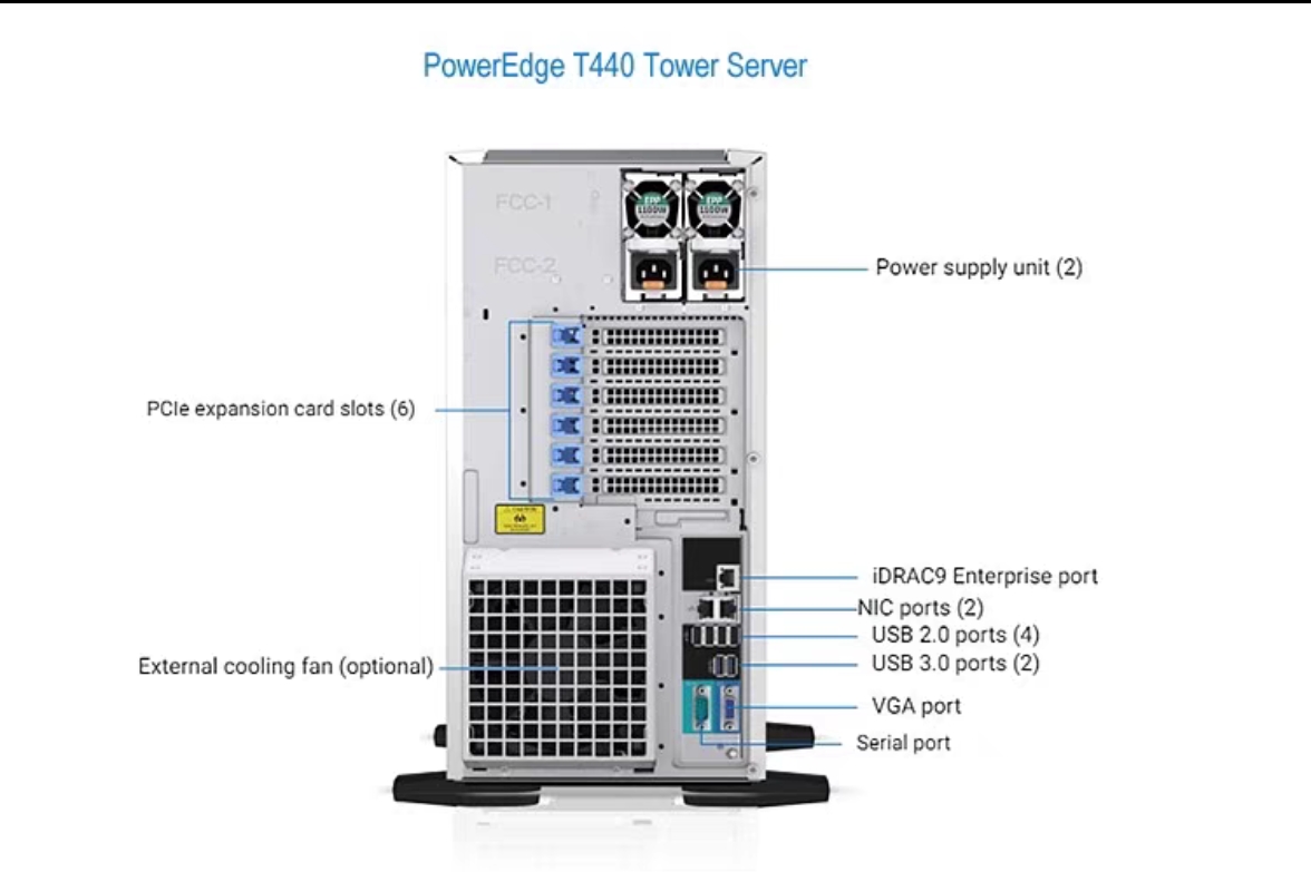 全新现货戴尔Dell T440 T640静音塔式文件服务器热盘热电8X3.5 - 图2