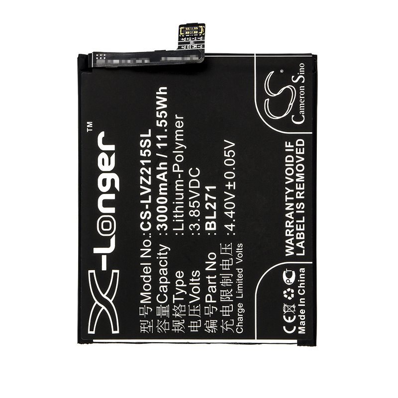 CS适用联想 ZUK Edge Z2151手机电池厂家直供BL271 3000mAh-图0