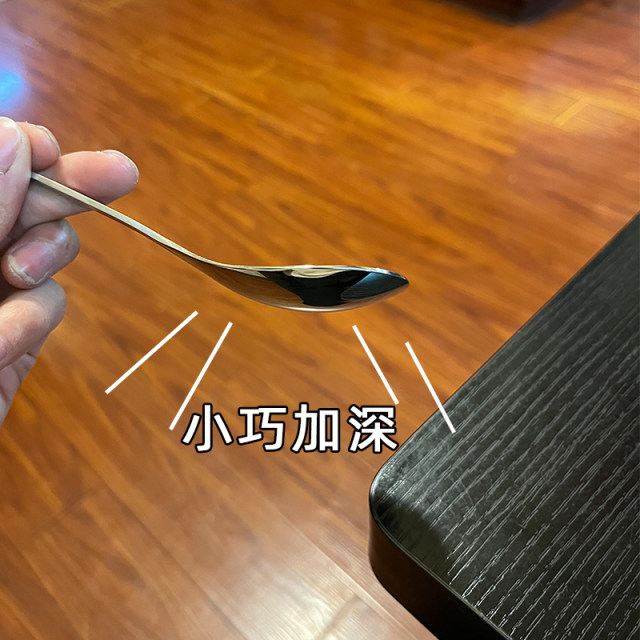 Thickened 304 stainless steel high-end spoon watermelon spoon
