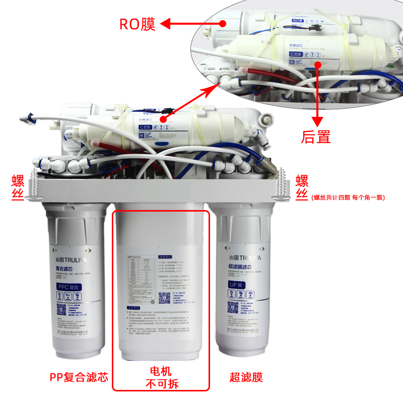 沁园净水器滤芯KRT2800/3800/3820/3890聚丙烯复合官方旗舰店官网