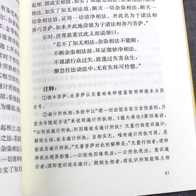 解深密经(原文+注释+译文)佛教十三经单本 中华书局 佛教书籍 念诵集 经书佛教传统文化 文学宗教佛教佛学佛经佛学经典 - 图2