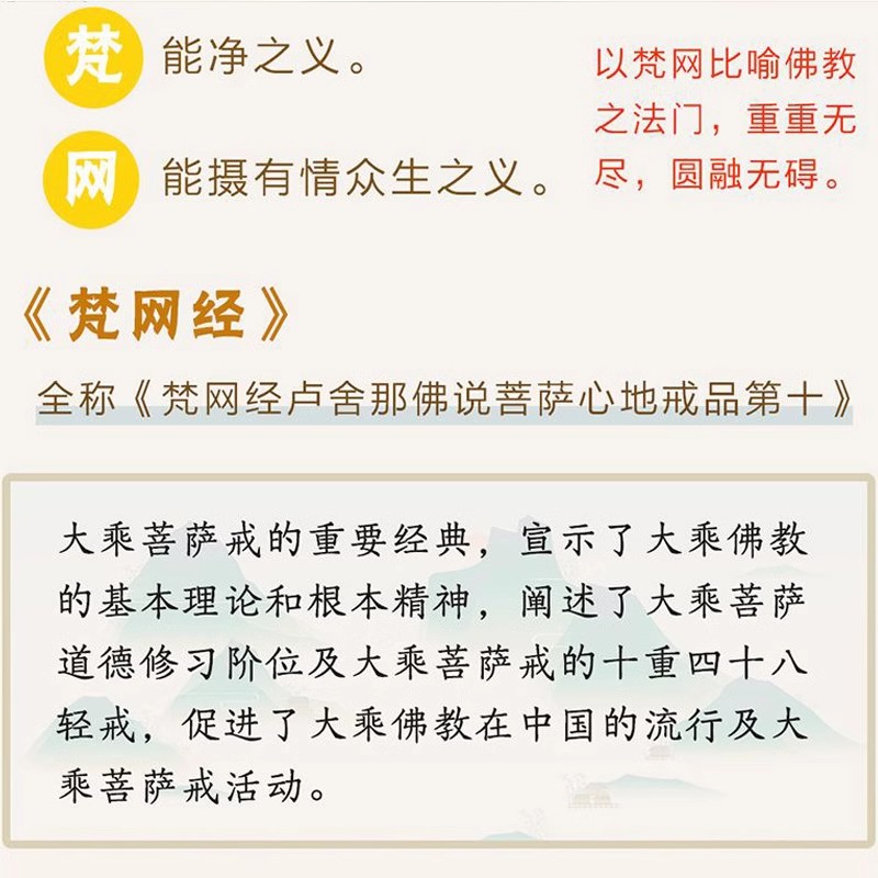 梵网经（原文+注释+译文） 佛教十三经中华书局 哲学 原典读物佛经 佛学经典读物 大乘戒律清净人心 - 图1