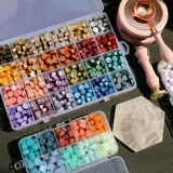 Огненная краска воска зерна жемчужного света смешанного цвета ретро уплотнение