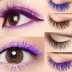 Mascara màu tím không thấm nước kéo dài Long Blue Brown Brown Nữ Gradient dày mã hóa siêu dài - Kem Mascara / Revitalash