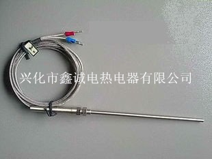 铠装热电阻WZPK-291 PT100型 温度传感器 带螺纹 1米四氟镀银线 - 图0