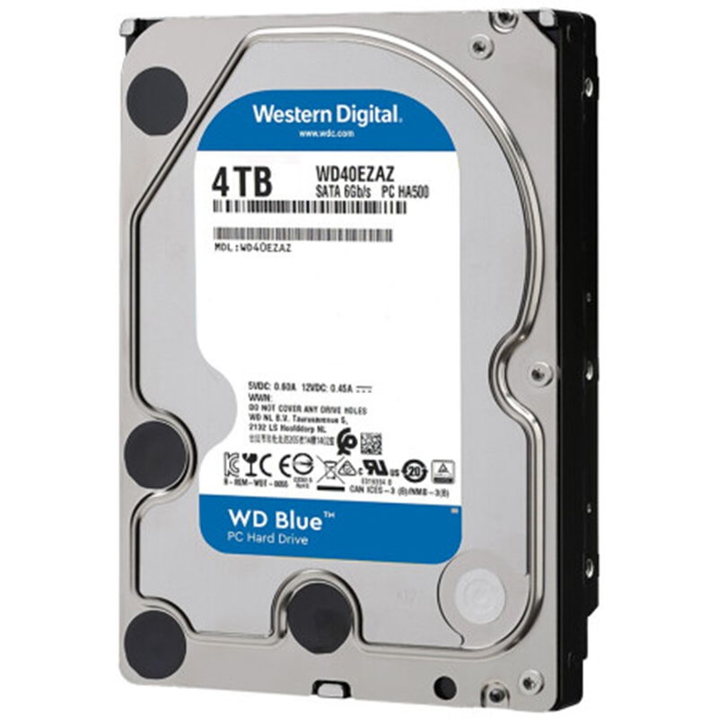 WD/西部数据 WD40EZAZ蓝盘 4TB SATA6Gb/s 256MB 台式机械硬盘 - 图2