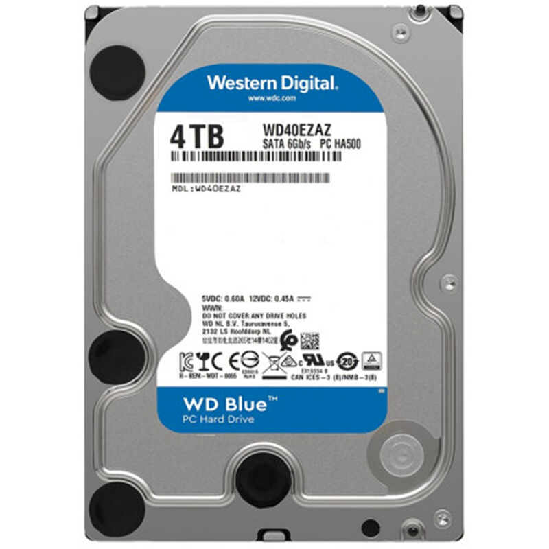 WD/西部数据 WD40EZAZ蓝盘 4TB SATA6Gb/s 256MB 台式机械硬盘 - 图3