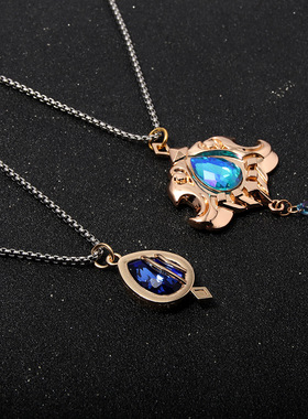 原神芙宁娜吊坠 神之眼水神胸针项链钥匙扣二次元cos动漫游戏周边