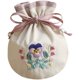 Embroidery DIY handmade material bag storage bag flower delivery