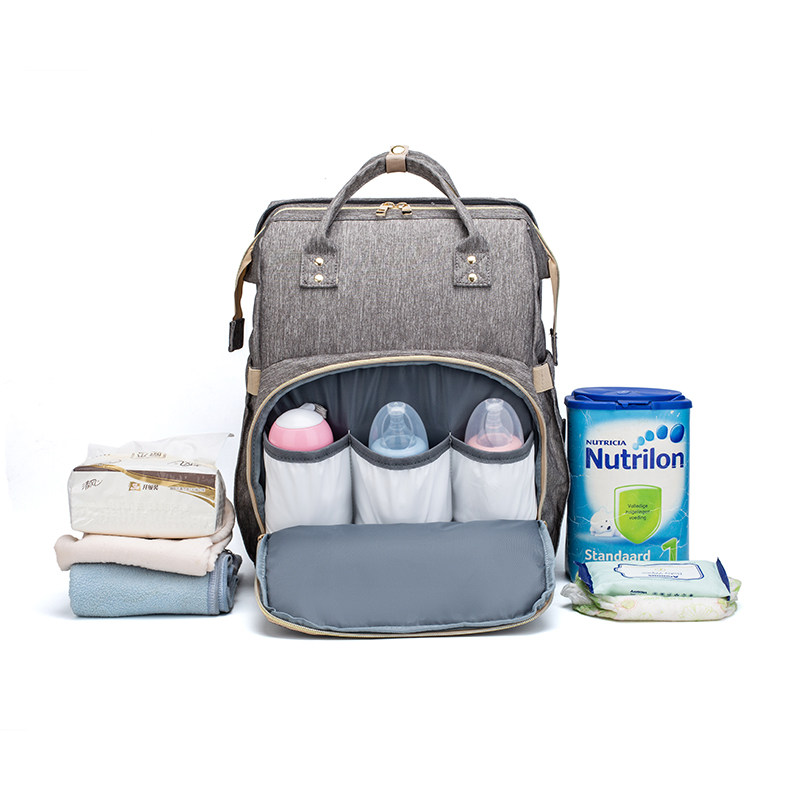 孕比爱便携式妈咪包折叠床中床背包 孕比爱妈咪包/袋