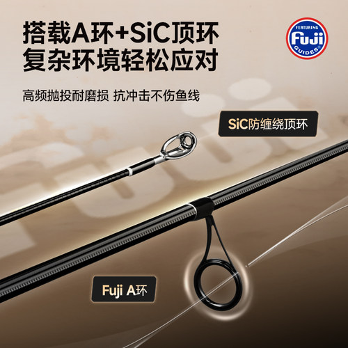 盛河小驹虫竿三代超快调鳜系高感度直柄远投杆盛和四代路亚微物竿 - 图2