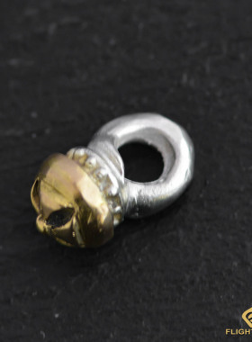 高山隆金银铃铛单个手工复古吊坠