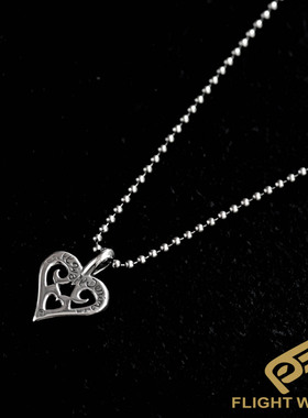 日本镂空爱心超细吊坠