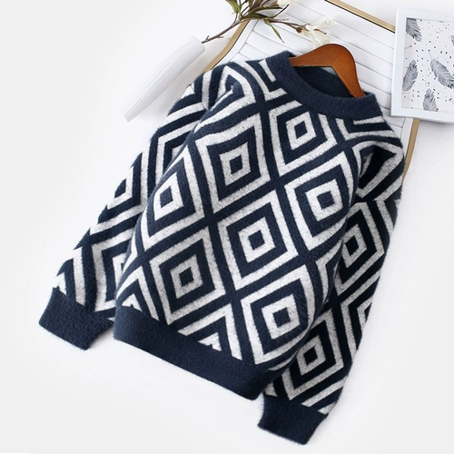 Утепленный свитер для мальчиков, демисезонный детский бархатный базовый приятный телу пуховик, в западном стиле, подходит для подростков