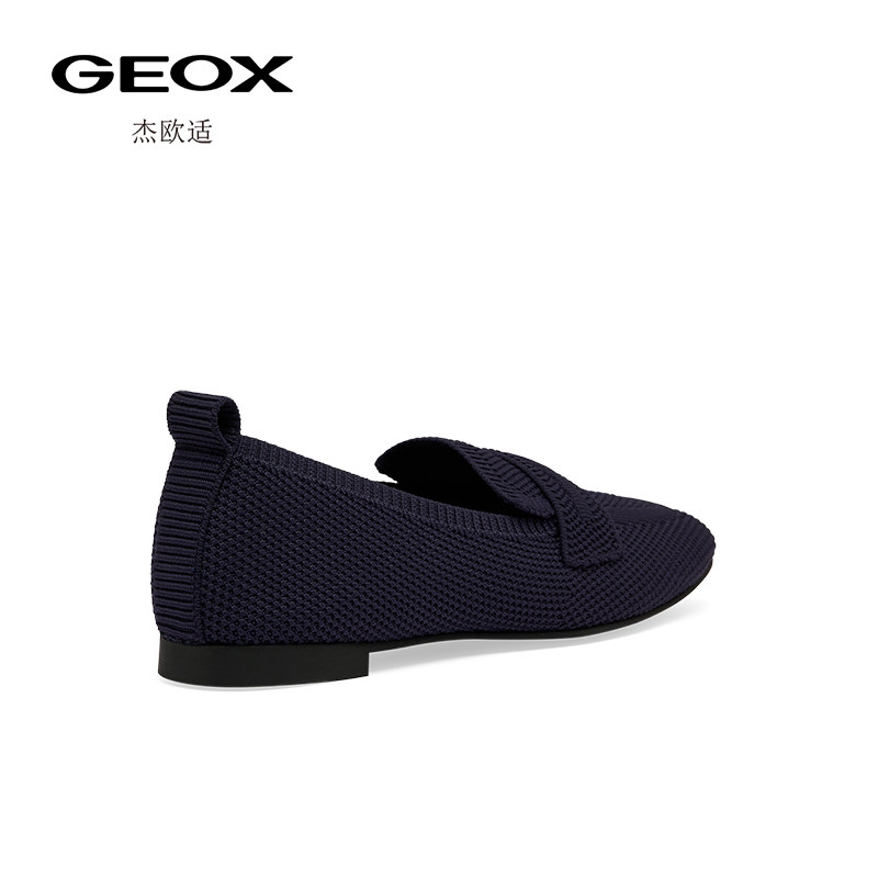GEOX杰欧适2025秋冬新款圆头一脚蹬日常百搭女鞋通勤平底透气单鞋,淘宝优惠券,粉丝福利购,淘宝优惠卷
