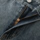 MOUSSY 2026 new summer denim retro style wide leg high waist straight jeans 028JSA11-1040