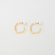 MOUSSY 2026 Spring New Product Unique Personalized Polygonal Irregular Earrings 010ISA56-6501