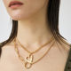 MOUSSY2026 spring new trendy and cool hot girl stacked retro multi-layer necklace jewelry 010IS356-9051
