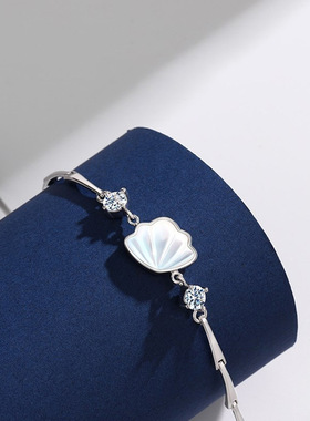 ｛一贝子手链｝女时尚夏季海滩贝壳手环个性小众设计ins风送女友