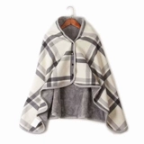 Зимняя накидка подходит для мужчин и женщин, удерживающее тепло бархатное одеяло, для среднего возраста, увеличенная толщина