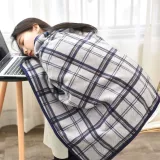 Зимняя накидка подходит для мужчин и женщин, удерживающее тепло бархатное одеяло, для среднего возраста, увеличенная толщина