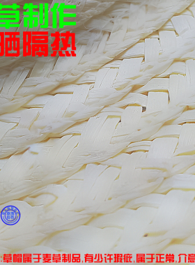 中式草帽旅游男女老少春夏秋冬圆形