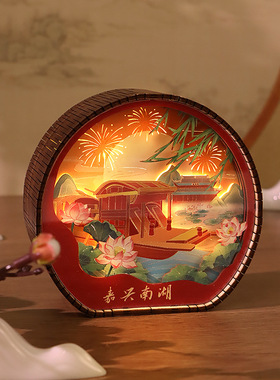 2026国庆爱国嘉兴南湖红船小夜灯