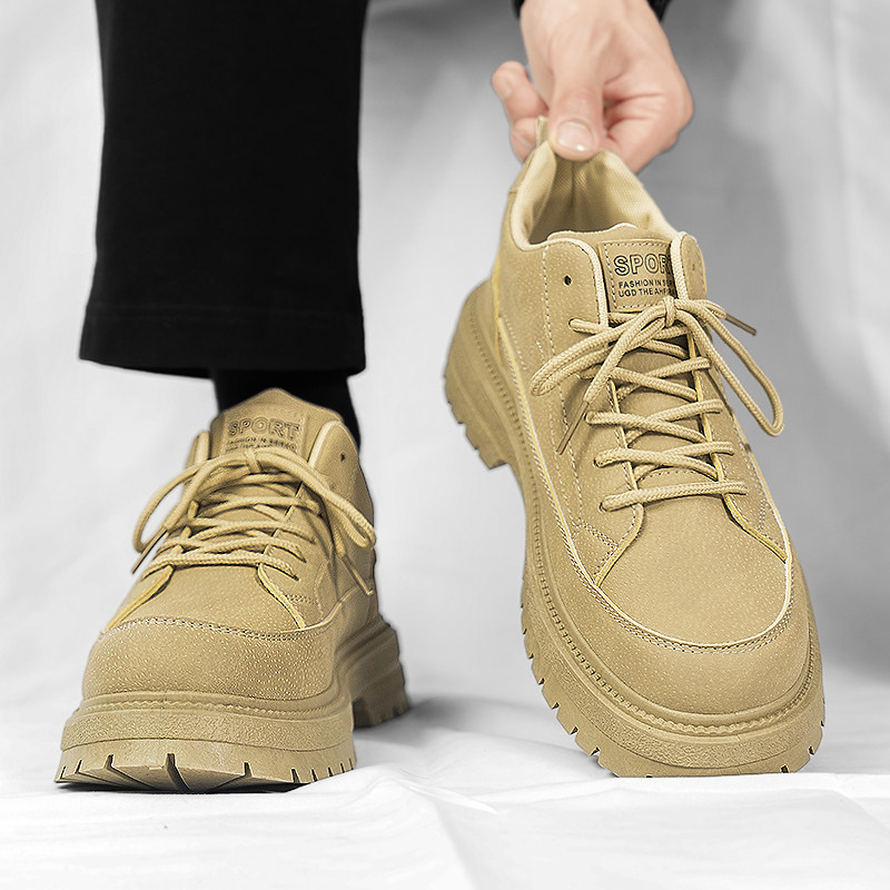 男鞋冬季英伦商务正装休闲厨师皮鞋厨房工作防水防滑黑色工装板鞋,淘宝优惠券,粉丝福利购,淘宝优惠卷