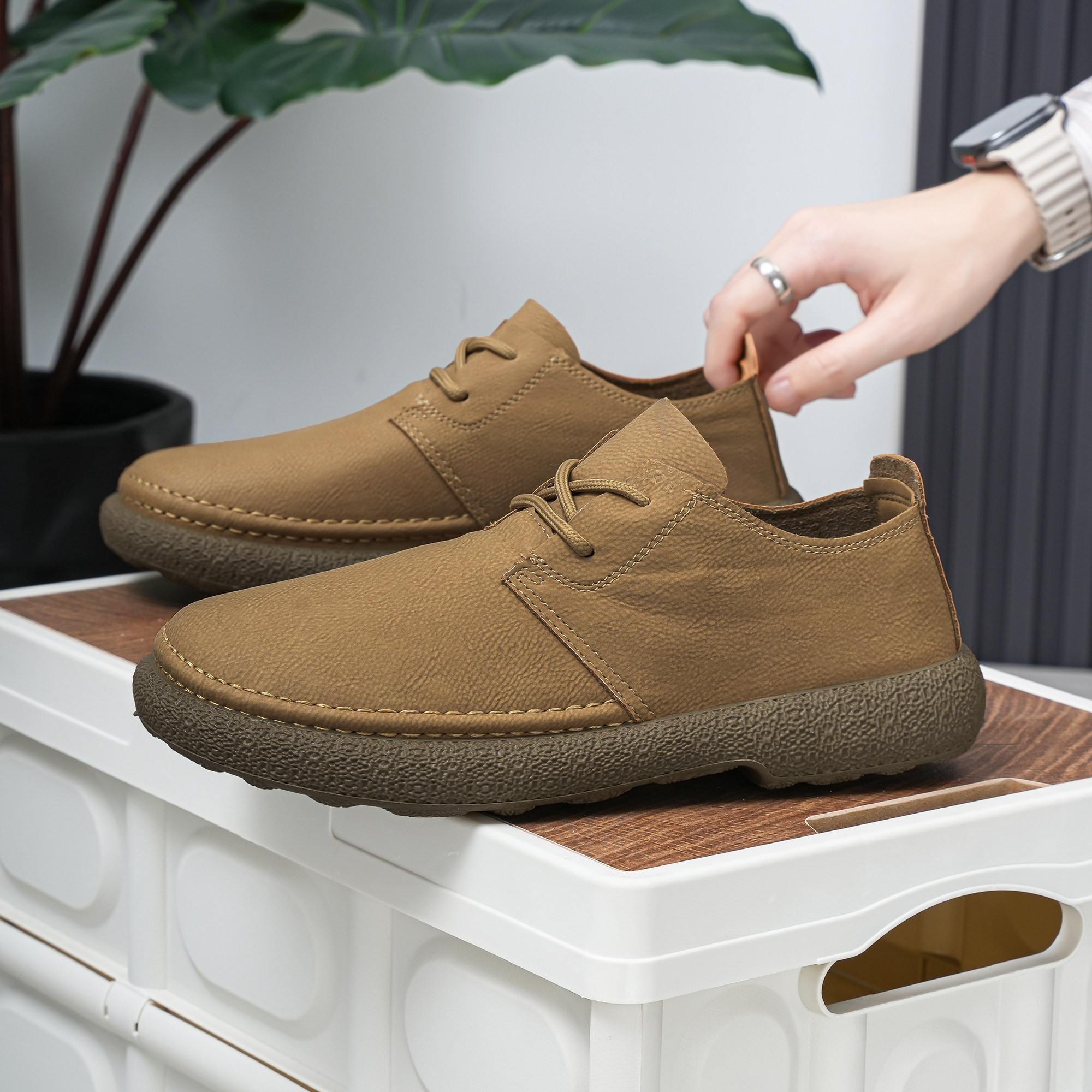 豆豆鞋男鞋冬季软底不累脚防水防滑运动工作上班开车休闲爸爸皮鞋,淘宝优惠券,粉丝福利购,淘宝优惠卷