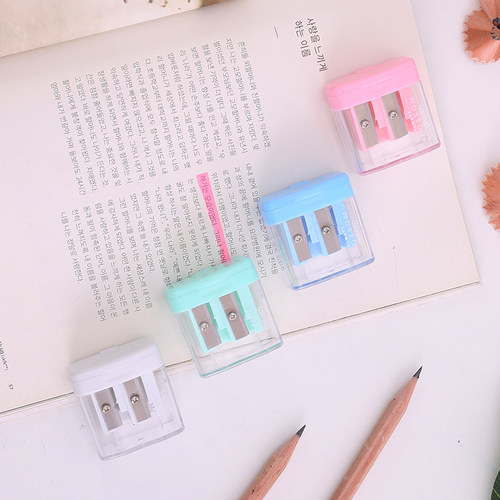 得力卷笔刀迷你削笔器儿童小学生用铅笔削笔刀便携式可爱金属小号随身简约削笔器小型素描彩铅转笔刀笔刨批发 - 图0
