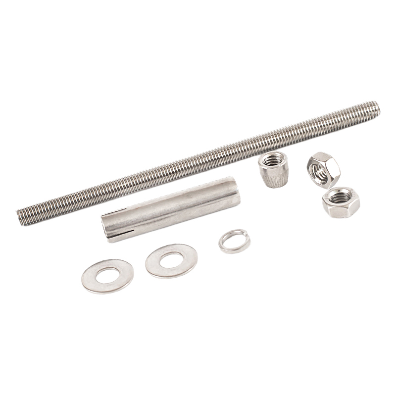304不锈钢加长膨胀螺丝 超长吊顶膨胀螺栓 晾衣架膨胀螺丝M6M8M10 - 图1