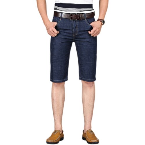 南极人牛仔短裤直筒宽松男裤子夏季薄款中裤五分裤夏天裤男土夏裤 - 图3