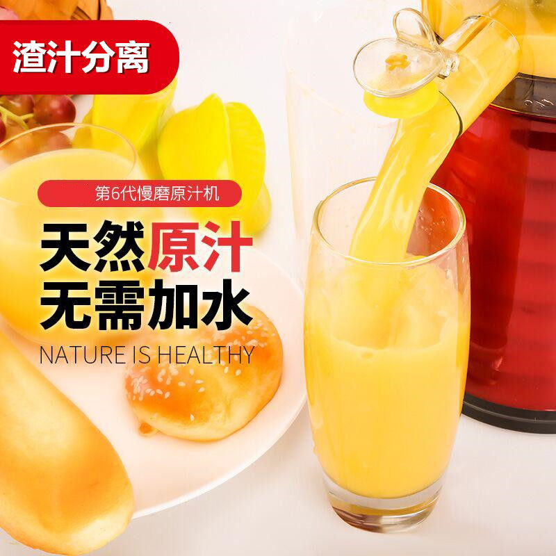 渣汁分离大口径家用全自动炸果汁机 reemziad榨汁机
